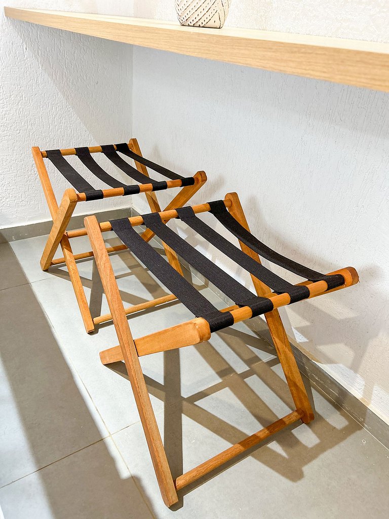 Suíte boutique com deck privativo [café/transfer]